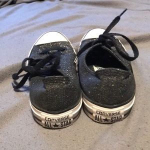 Sparkly converse sneakers size 4 men's 6 women's